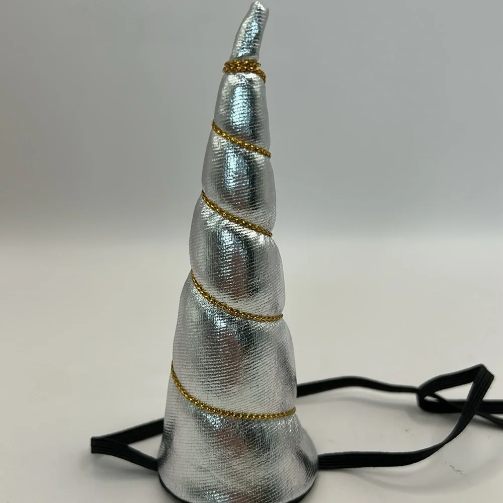 Silver Unicorn Horn Headband - Picture 6 of 7